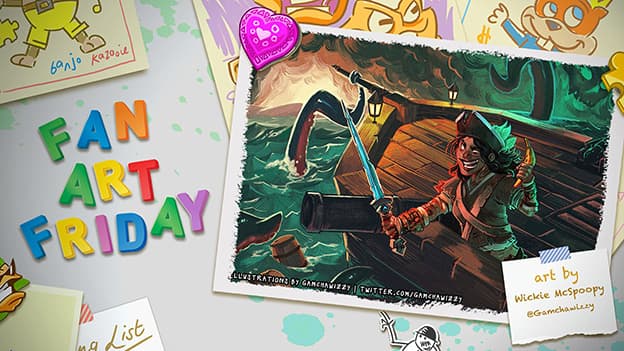 Framed Sea of Thieves fan art