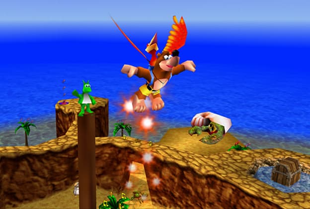 Banjo and Kazooie fly high in Treasure Trove Cove